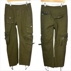 FREE KNIGHT Y2K Cargo Pants 3O (M) US Army‎ Tactical Military Streetwear Japan